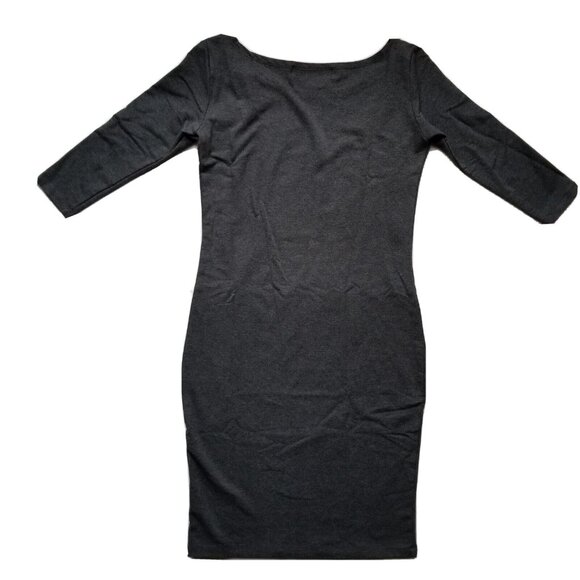 Tom's Ware Bodycon dark grey dress. Form fitting. Size medium. Good condition. - Picture 2 of 3